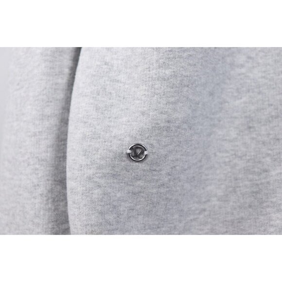Lululemon Womens Medium Heather Gray Turtleneck Pullover Sweatshirt Long Sleeve - Picture 8 of 9